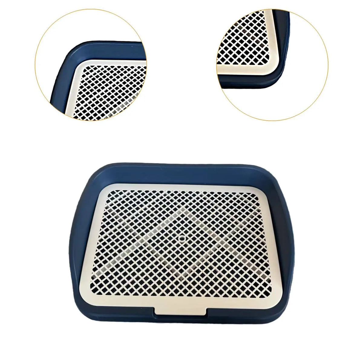 Dog Potty Training Tray Anti-Slip with Column | Puppy Pad Holder