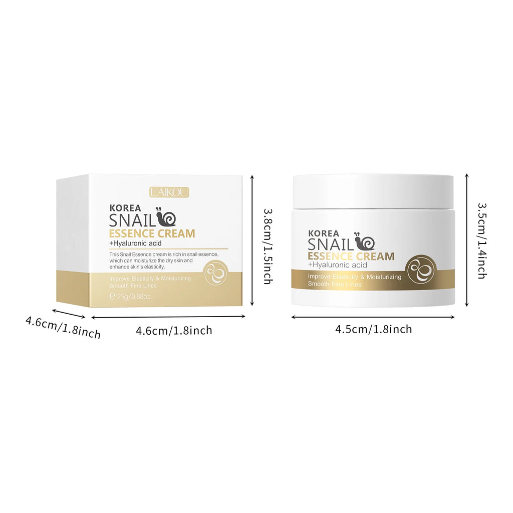 LAIKOU Snail Face Cream – Hyaluronic Acid Moisturizing Day Cream