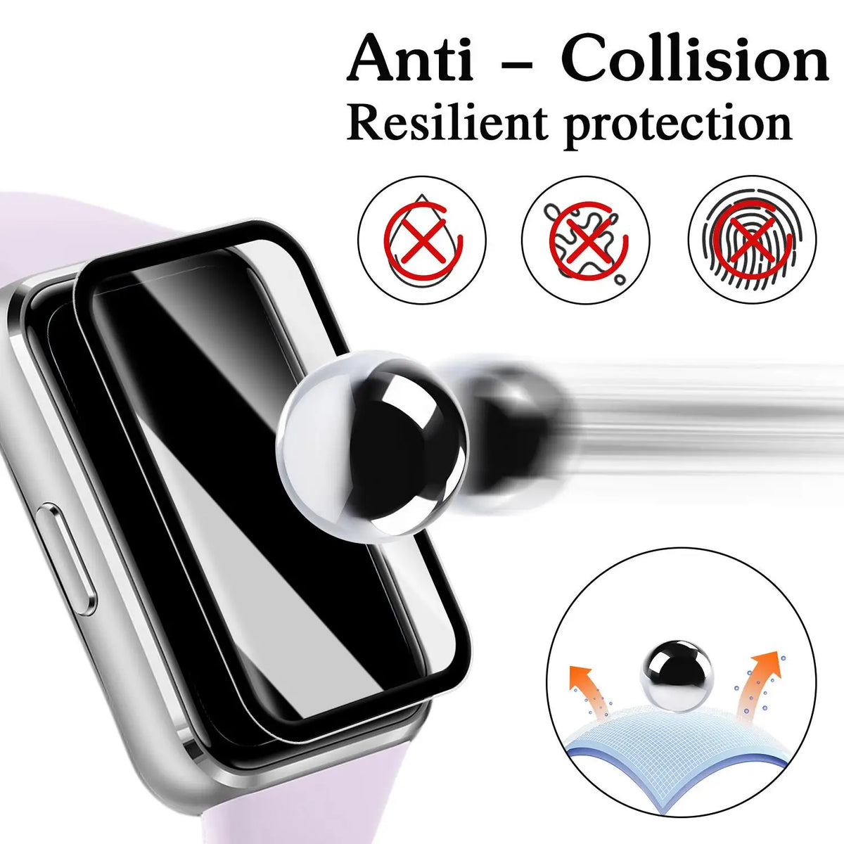 Huawei Band 11 / 11 Pro PMMA Screen Protector 3D Full Cover