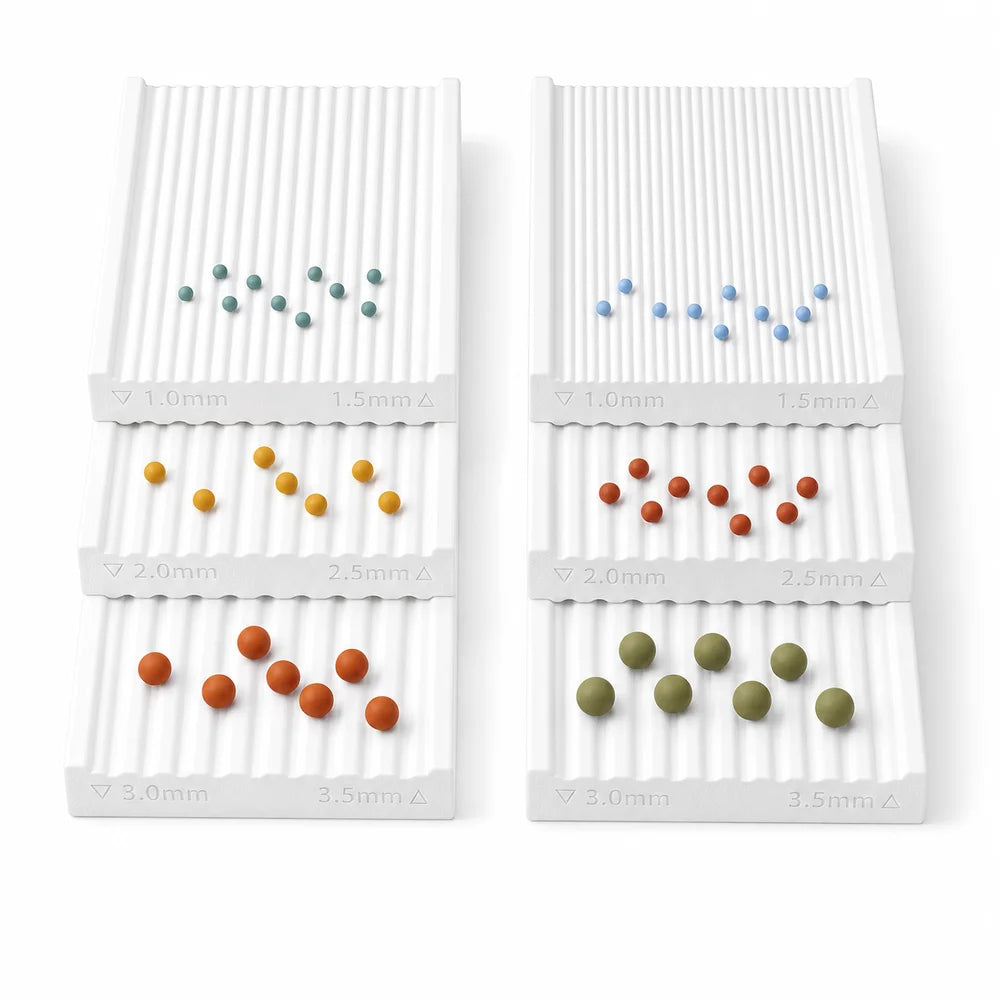 6-Piece Clay Bead Roller Set | Sphere Shaper 1–3.5mm