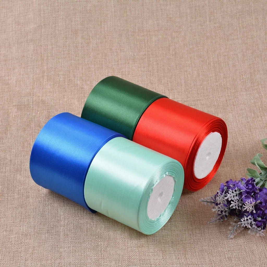 8cm Wide Satin Ribbon – Gift Wrapping & Wedding Décor