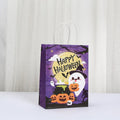 Halloween Kraft Paper Gift Bags – 12-Pack Trick or Treat Totes