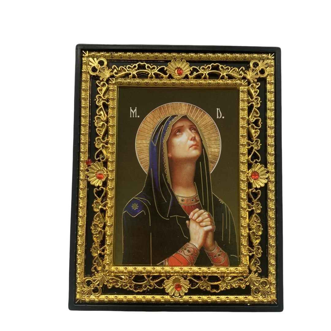 Virgin Mary Jesus Orthodox Icon – Catholic Religious Ornament