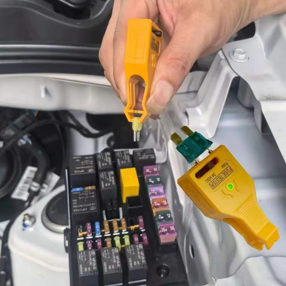 Universal Car Fuse Tester & Puller with LED Indicator