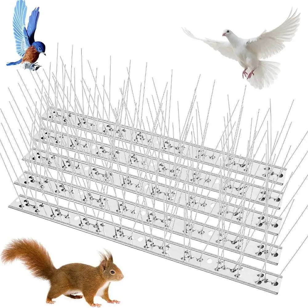 Stainless Steel Bird Spikes 25/33/50cm – Anti-Perch Deterrent