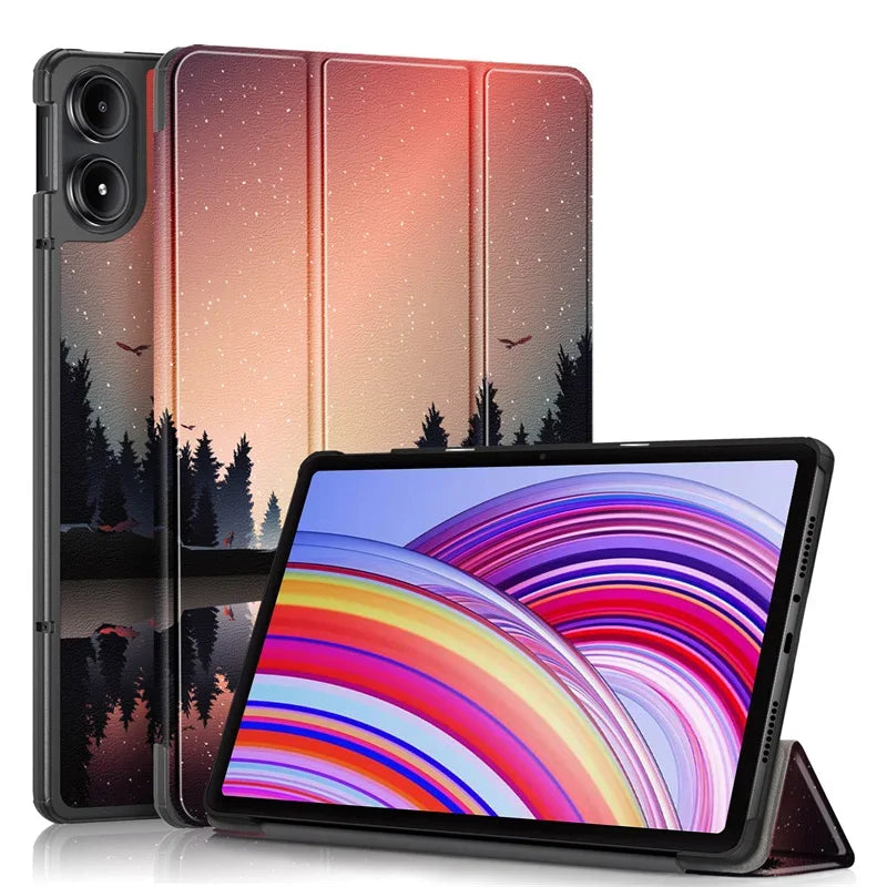 Redmi Pad Pro 12.1 PU Leather Folio Case | Poco Pad Cover