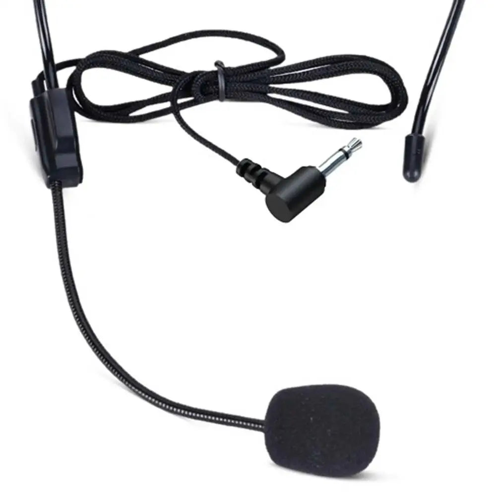 LONGPEAN Wired Head-Mounted Condenser Mic – 3.5mm Plug