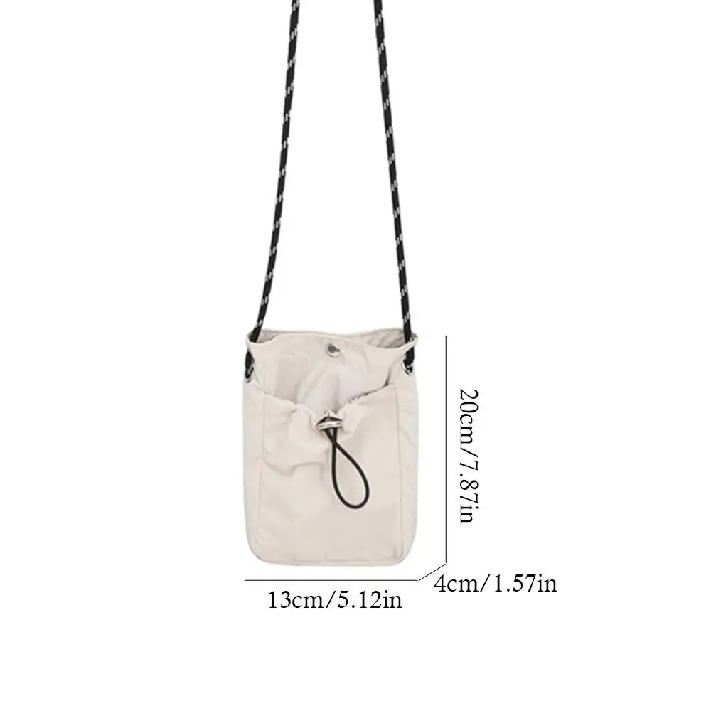Lightweight Nylon Crossbody Bag – Minimalist Shoulder Messenger