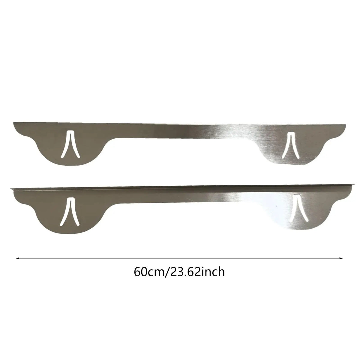 Stainless Steel Stove Gap Cover & Spill Protector 60cm