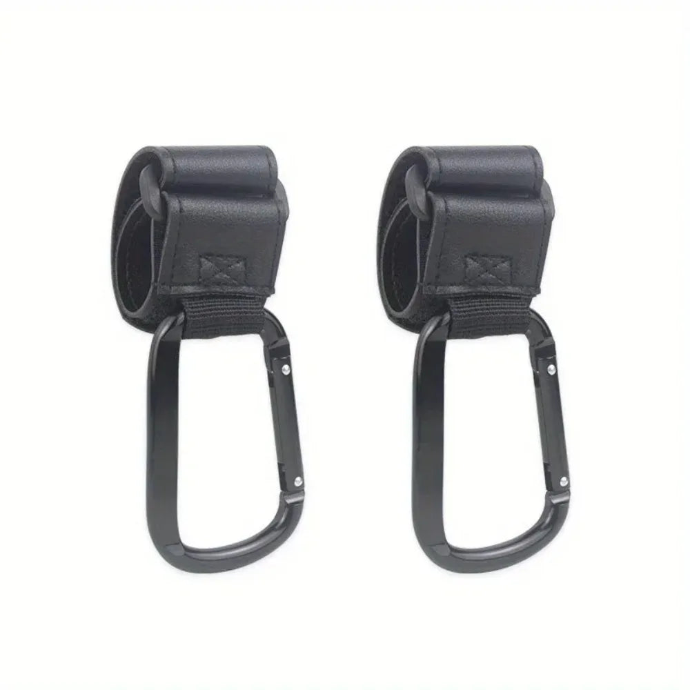 Universal Heavy-Duty Stroller Hooks – Diaper Bag Clips