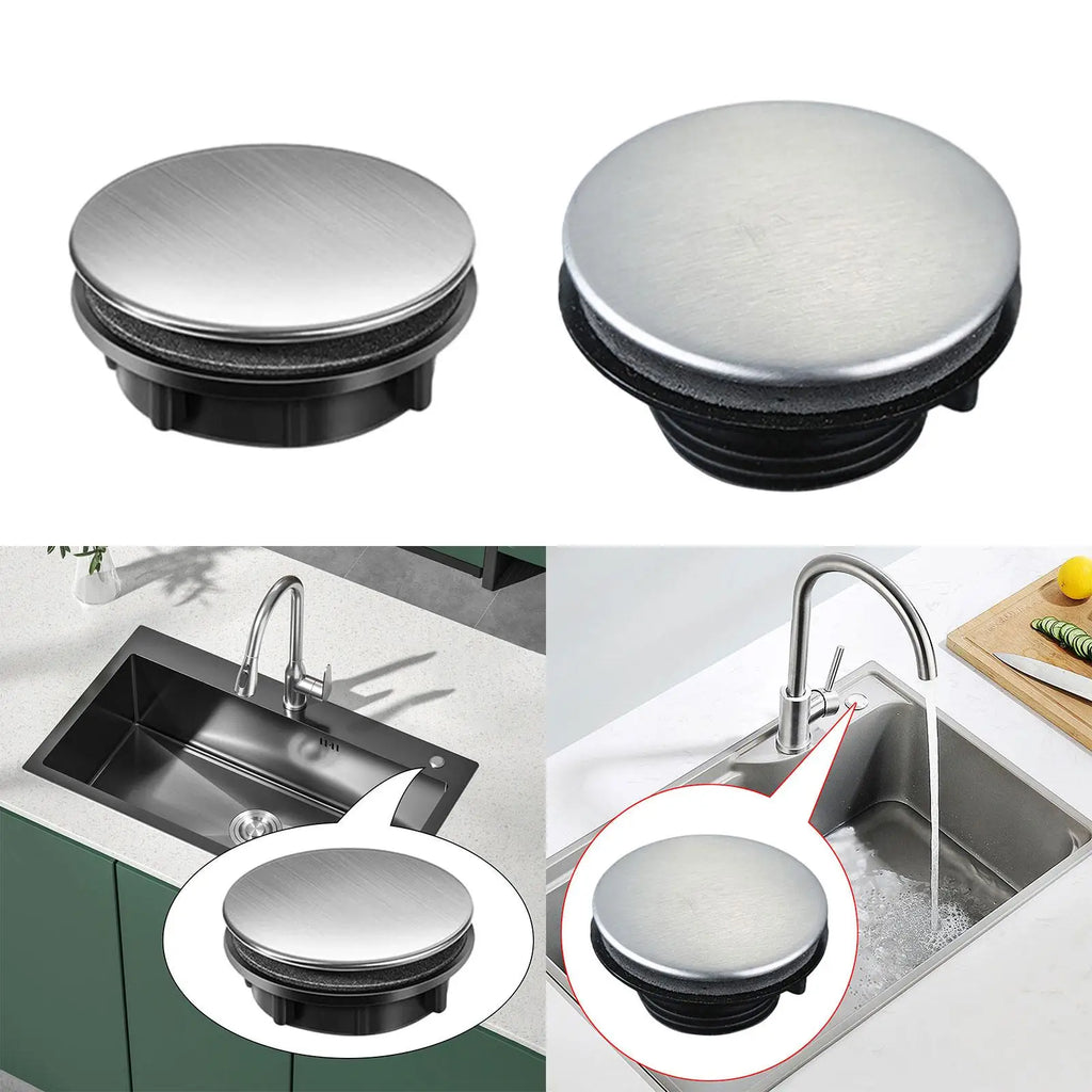 Stainless Steel Sink Faucet Hole Cover Plug | Basin & Bathtub