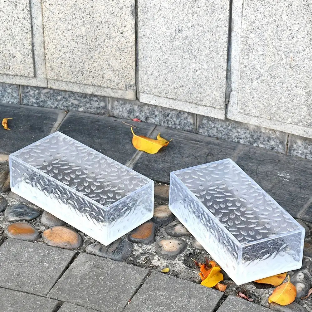 Solar Brick LED Paver Light – Waterproof Outdoor Landscape