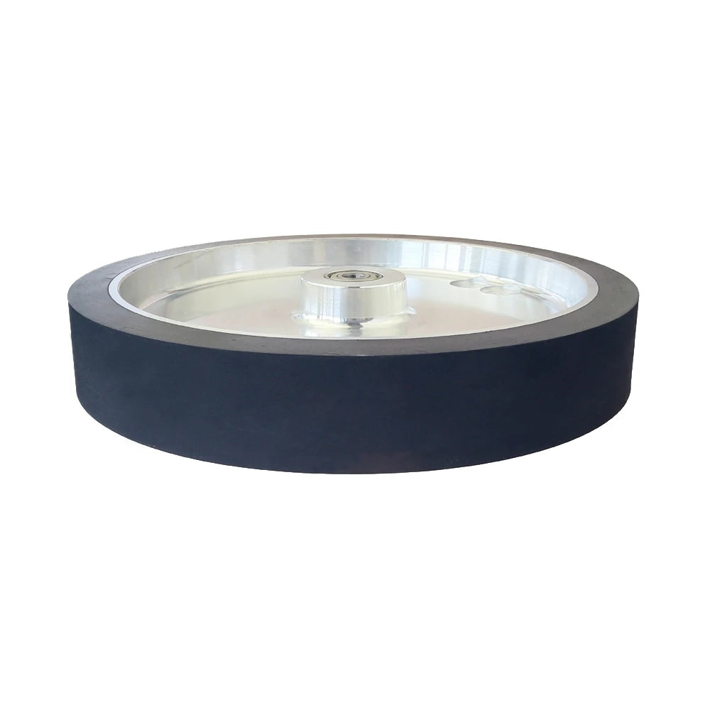 12x2" Solid Rubber Contact Wheel 300x50mm Belt Grinder 70A