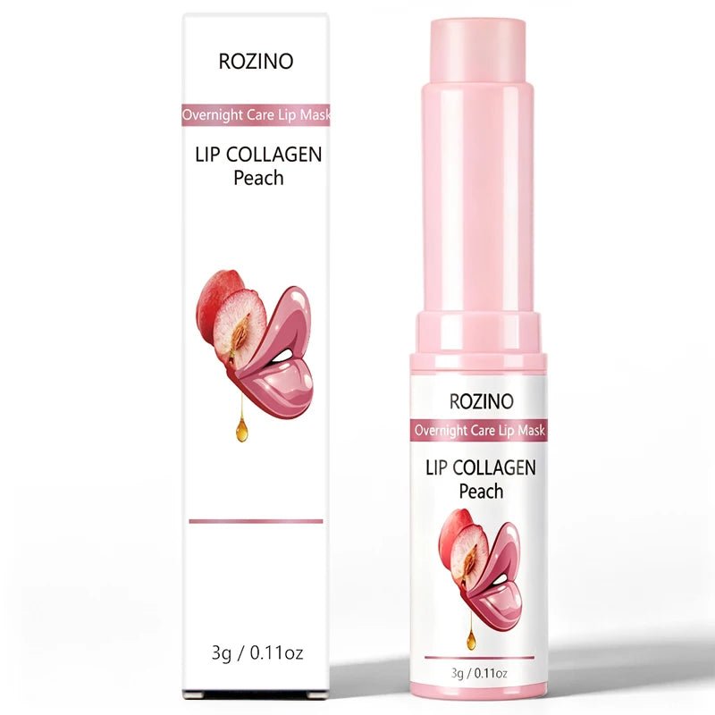ROZINO Peach Night Lip Mask & Balm – Moisturizing Lip Care