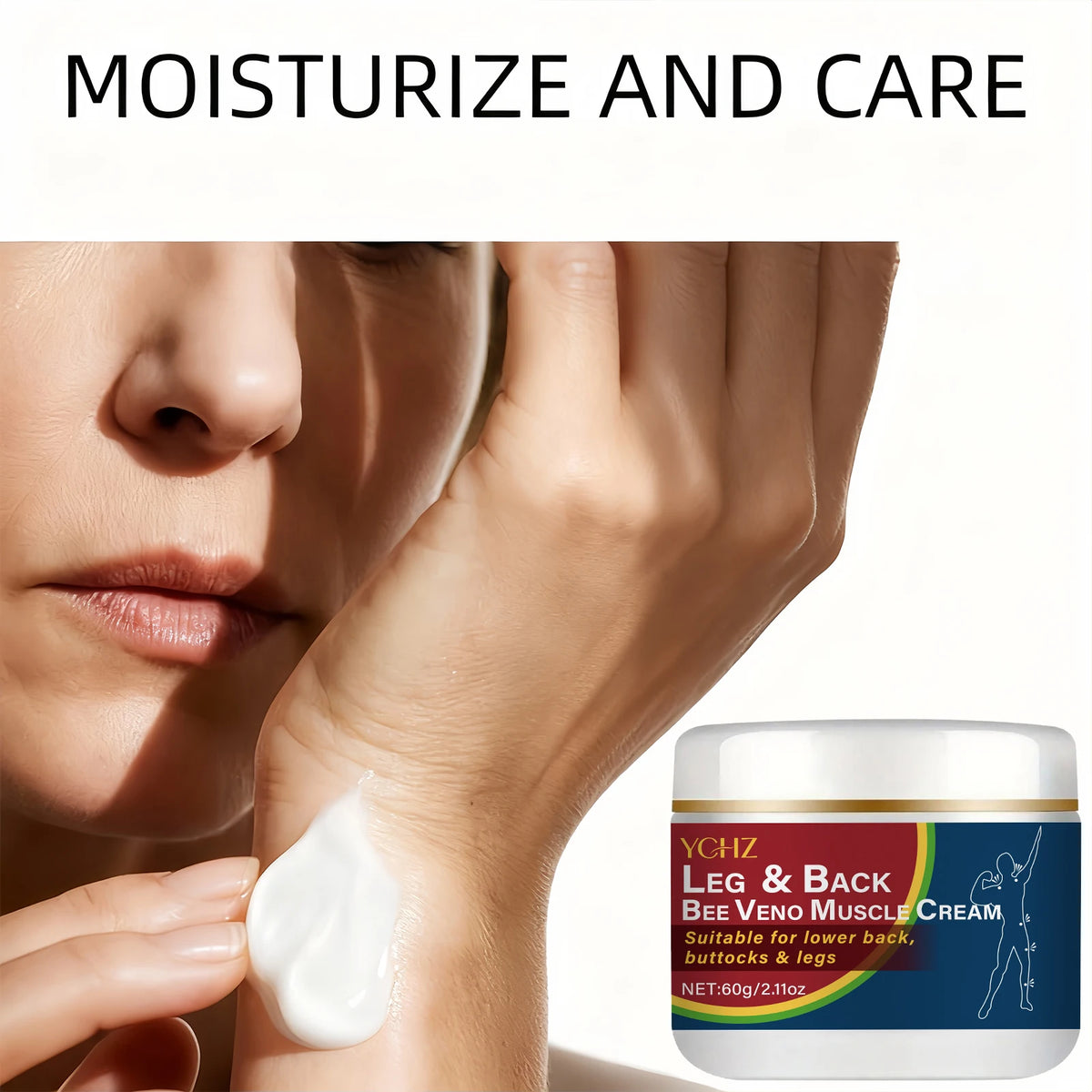 YCHZ Muscle Massage Cream – Eucalyptus, Chamomile & Coconut
