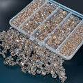 800Pcs Crystal Glass Beads 4/6/8/10mm – Jewelry Making Set