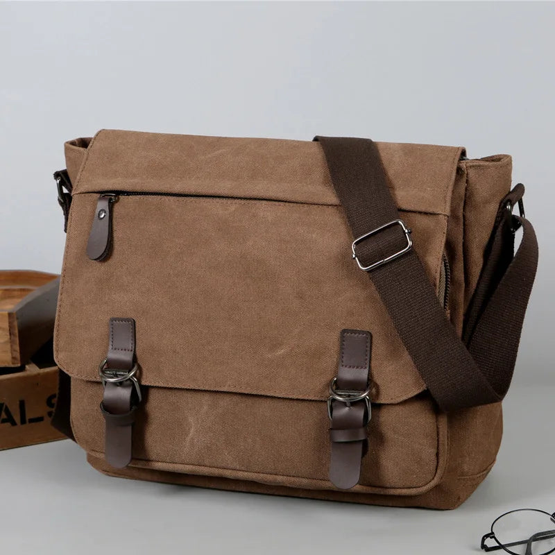 Retro Thickened Canvas Tote Bag – Eco-Friendly & Durable
