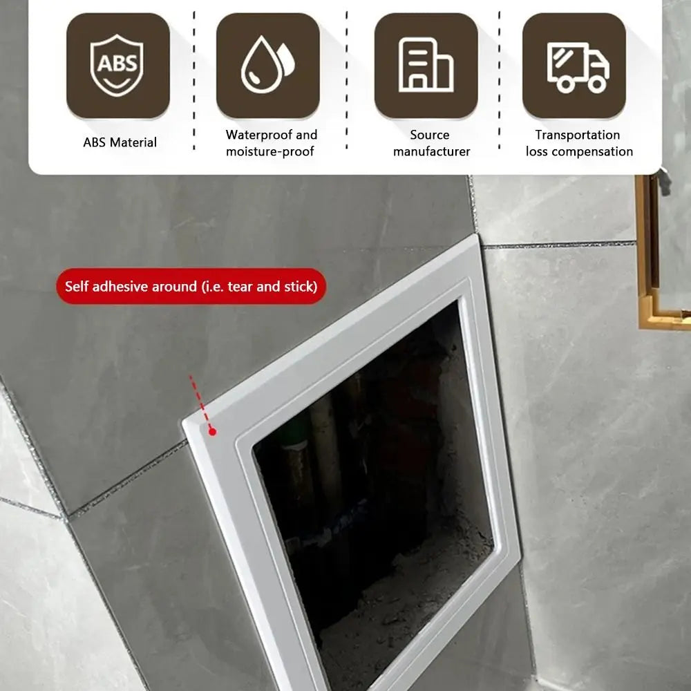 Self-Adhesive Hinged Access Panel Hatch – Wall & Ceiling