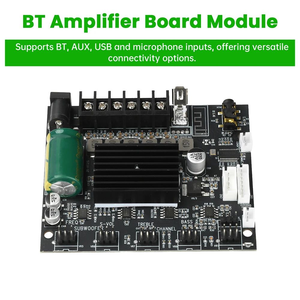 2.1-Ch Bluetooth Amplifier Board 200W TPA3116D2 MT21S