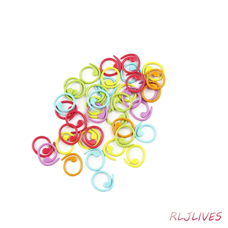 Metal Locking Stitch Markers for Knitting & Crochet – 10/30/50Pcs