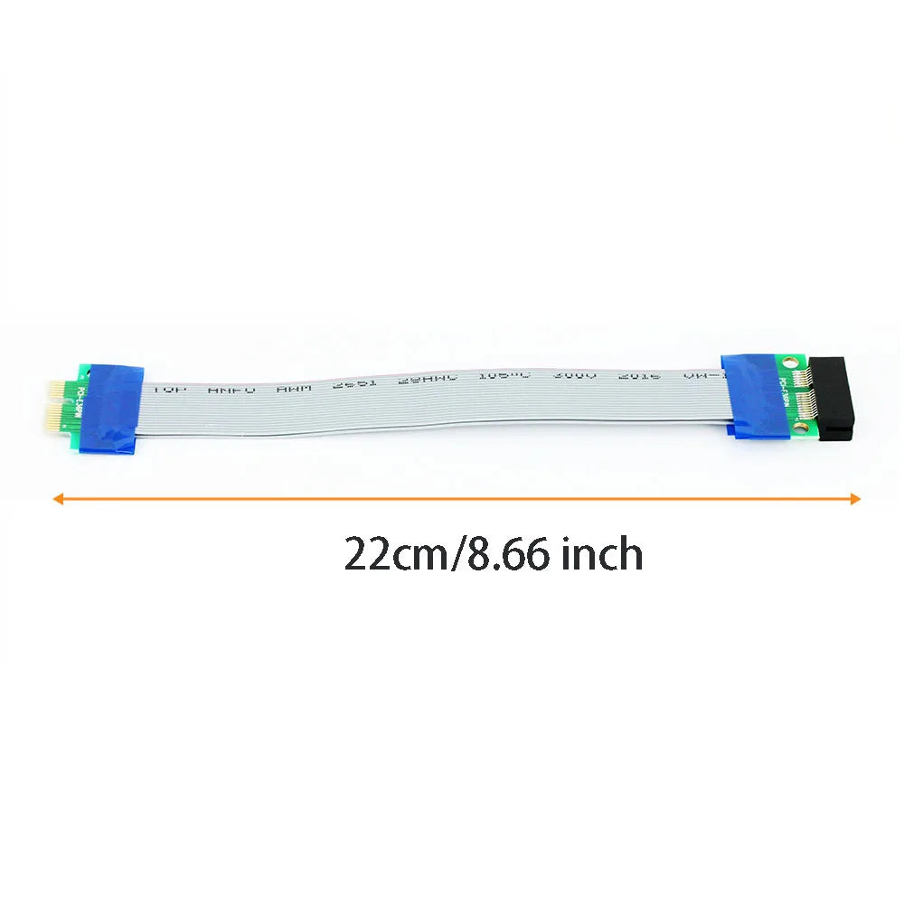 PCIe 1X Extension Cable Male to Female Riser Extender – 22cm