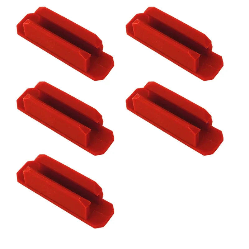 Self-Adhesive Silicone Pen Holder Clips for Desk & Laptop