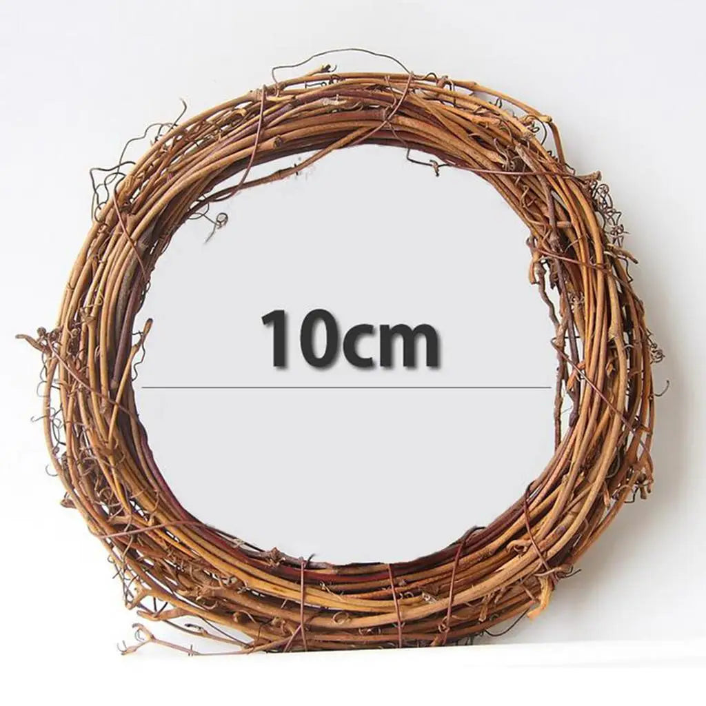 Rattan Grapevine Wreath | DIY Round Heart Star Wall Décor