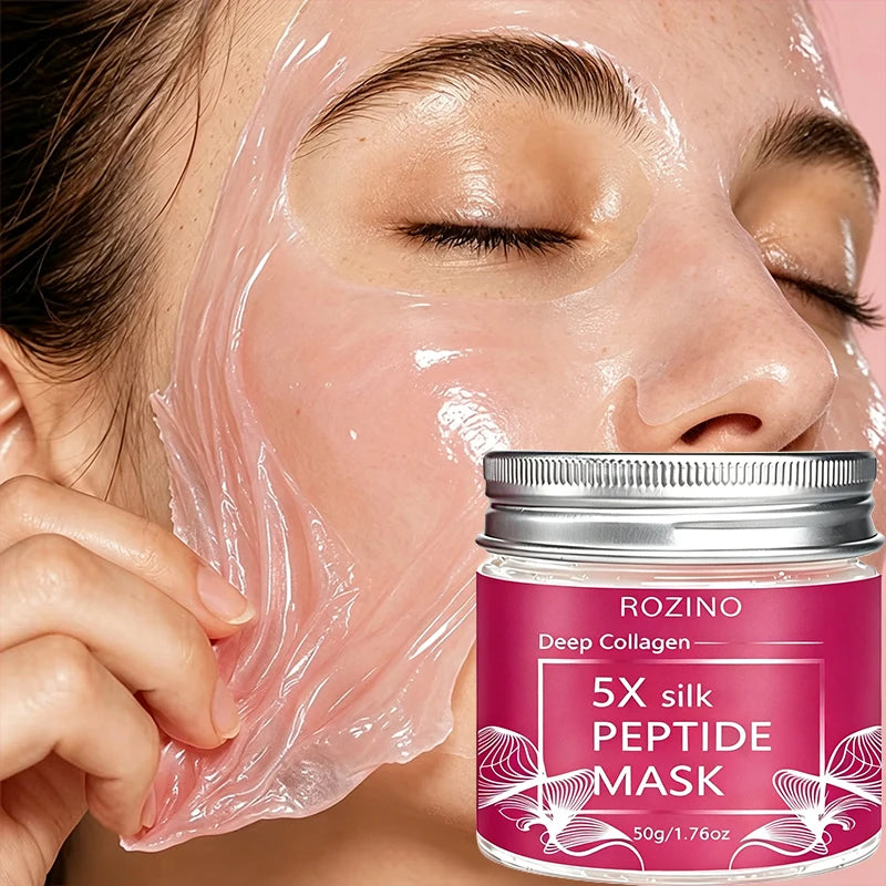 ROZINO Pink Silk Peptide Peel-Off Mask – Hydrate & Brighten