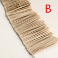 Lafite Grass Garland Jute Fringe Trim – Natural Raffia Décor
