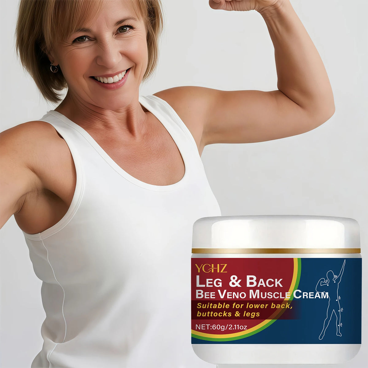 YCHZ Muscle Massage Cream – Eucalyptus, Chamomile & Coconut