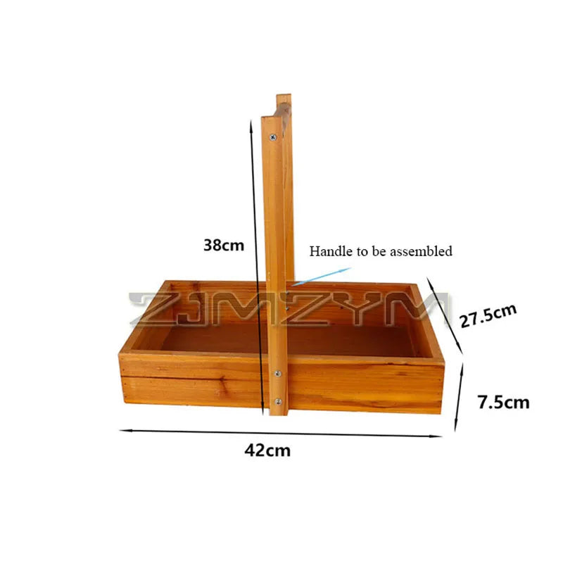 Wooden Storage Caddy Organizer Tray with Handle – Lab & Class