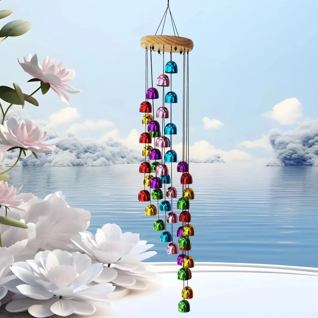Metal Wind Chime – Colorful Hanging Porch & Garden Decor