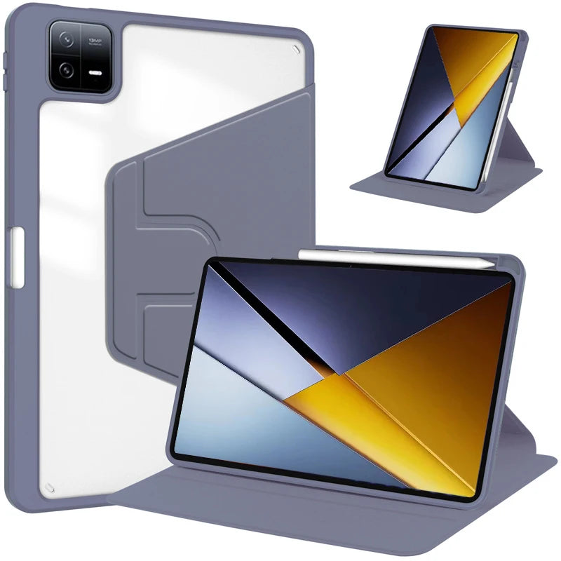 Xiaomi Pad 8 Pro / Poco Pad X1 Case – 360° Stand & Pencil Holder