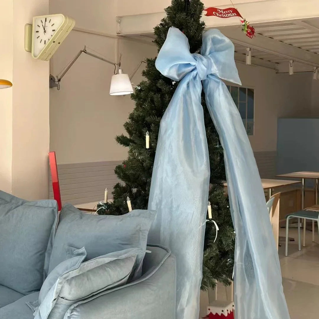 Large Organza Christmas Bow Decoration – Tree & Party Décor