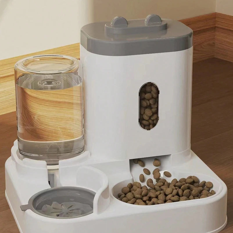 Rabbit Ear Standing Pet Bowl Set – Cat & Dog Food & Water Feeder