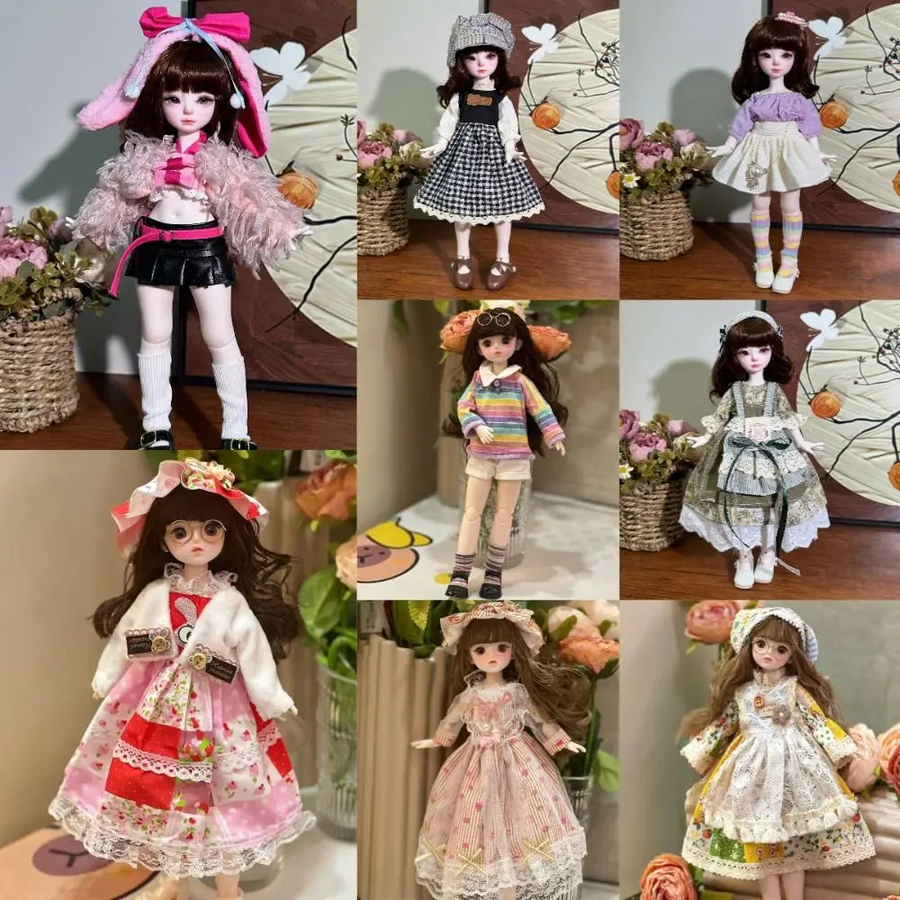 Handmade 1/6 BJD Doll Clothes – 30cm Skirt Set | Multi-Style