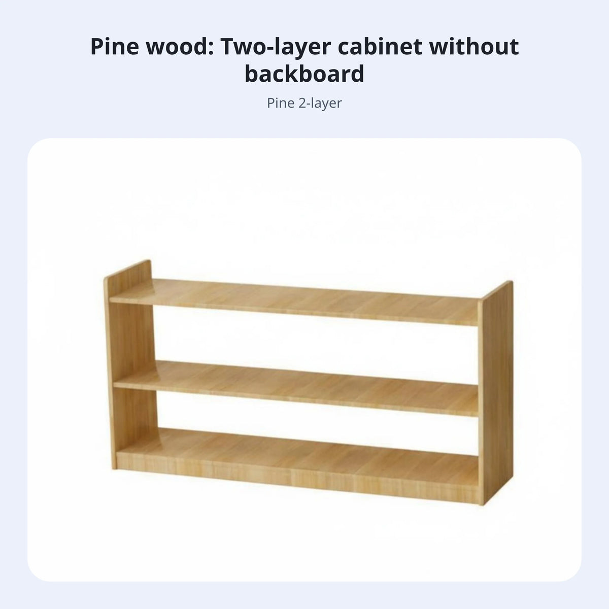 Wooden Multi-Compartment Kids Shelf | Playroom Organizer