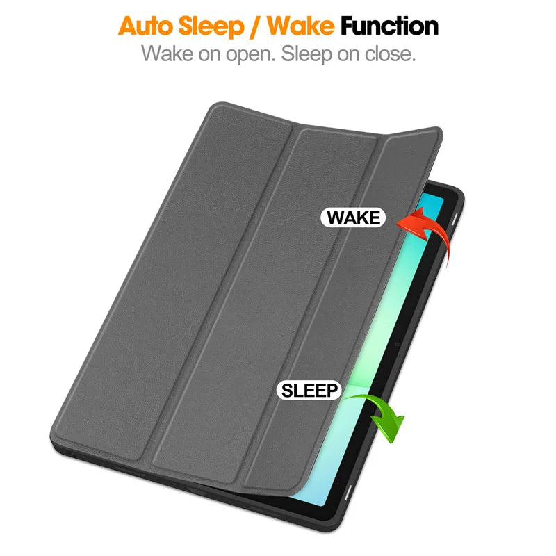 Samsung Galaxy Tab A11 Plus Case | Magnetic Leather + Pen Holder