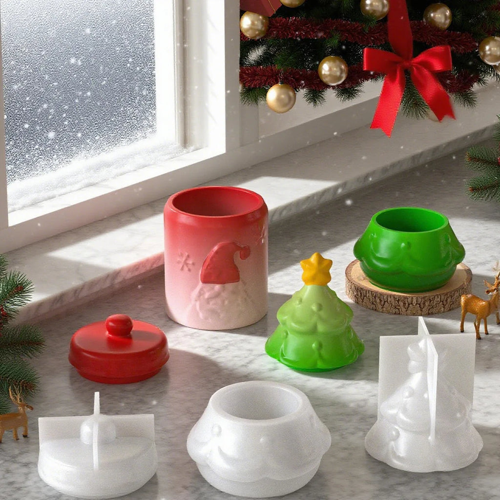 Christmas Silicone Mold – DIY Resin, Candle & Plaster Crafts