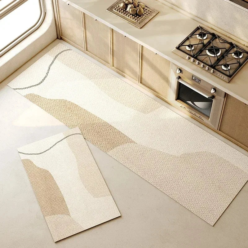 Boho Abstract Kitchen Mat – Non-Slip Washable Floor Runner Rug