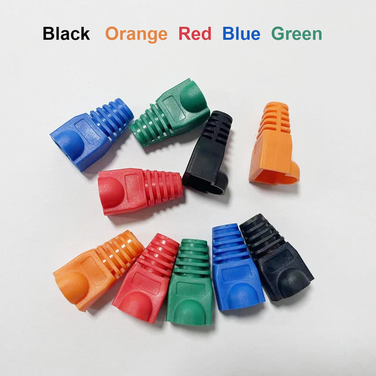 RJ45 CAT6 CAT5e Protective Caps Multicolour 50–100 Pack