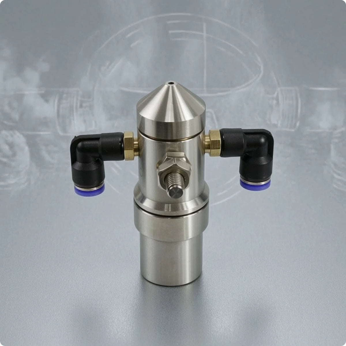 Industrial Side Inlet Misting Nozzle – Factory Humidifier