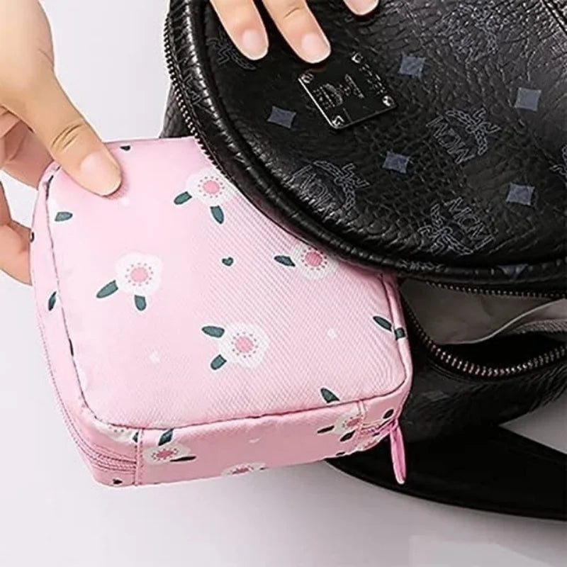 Large Zippered Canvas Storage Bag – Travel & Makeup Organizer