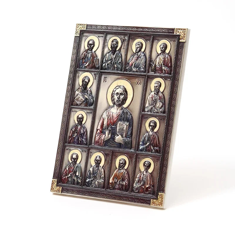 Twelve Apostles 3D Resin Wall Plaque – Orthodox Icon Décor