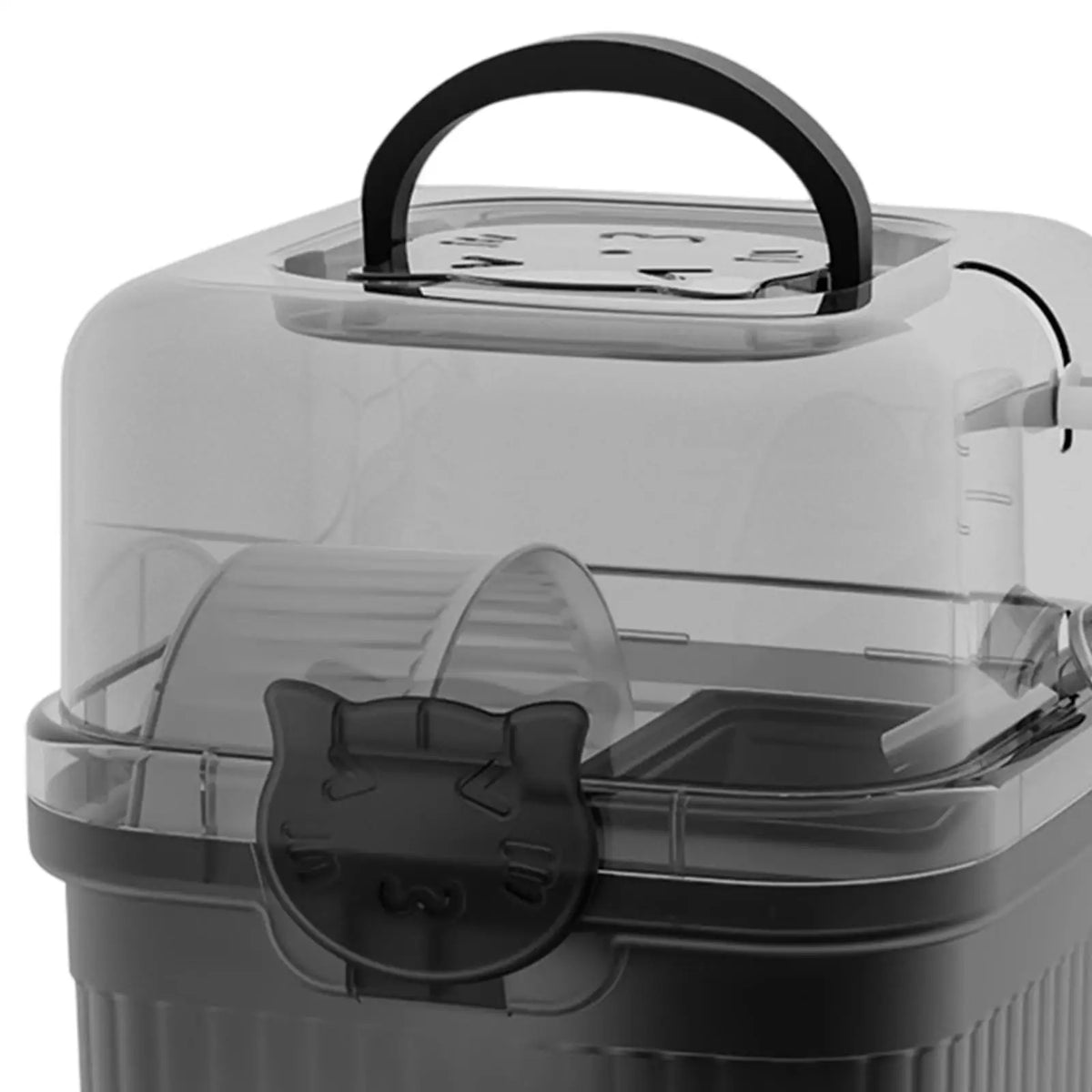 Portable Hamster Carrier Cage with Water Bottle & Wheel