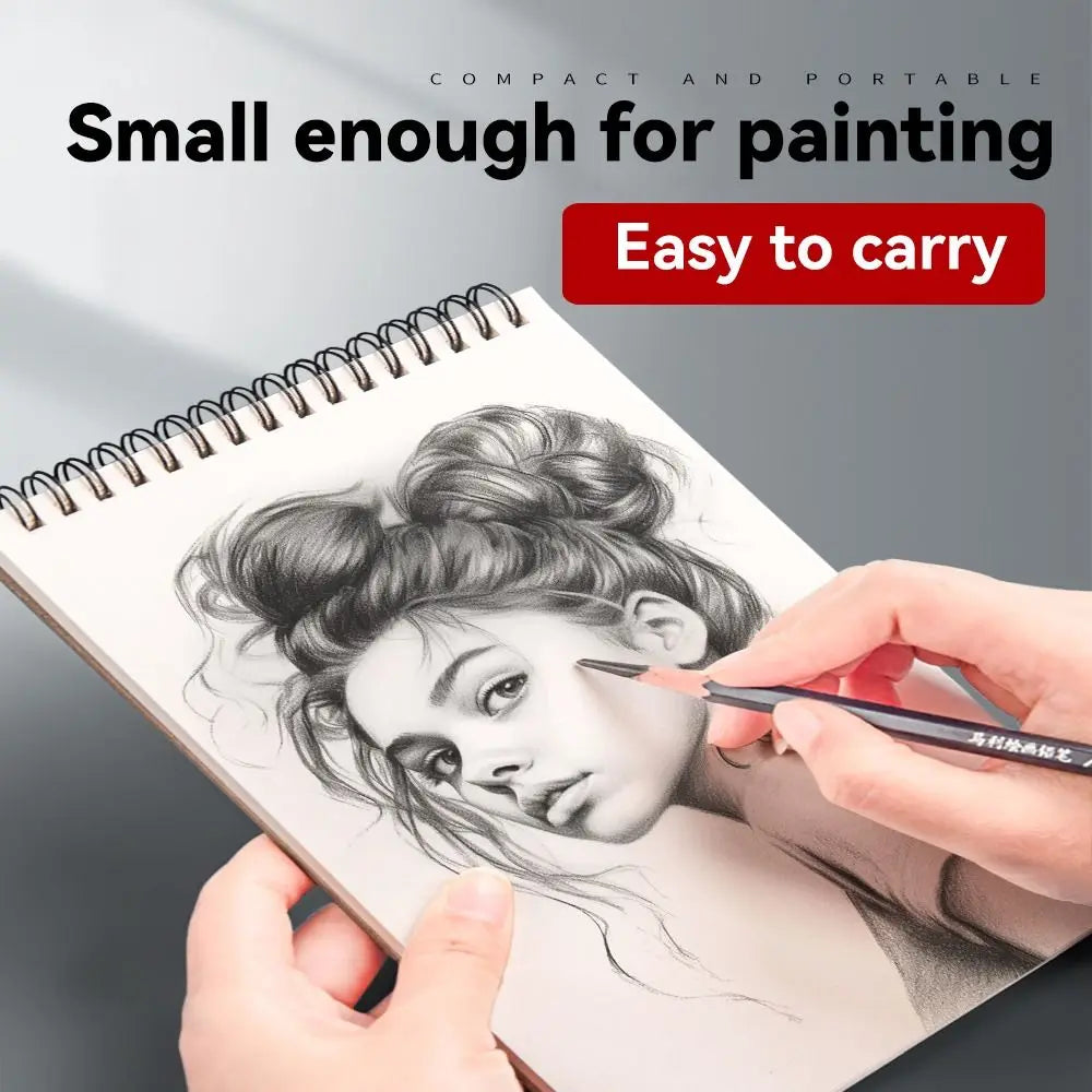 Spiral Sketchbook 30 Sheets | A4 A5 A6 Acid-Free Drawing Pad