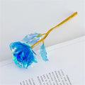 Transparent Artificial Rose | Plastic Decorative Flower