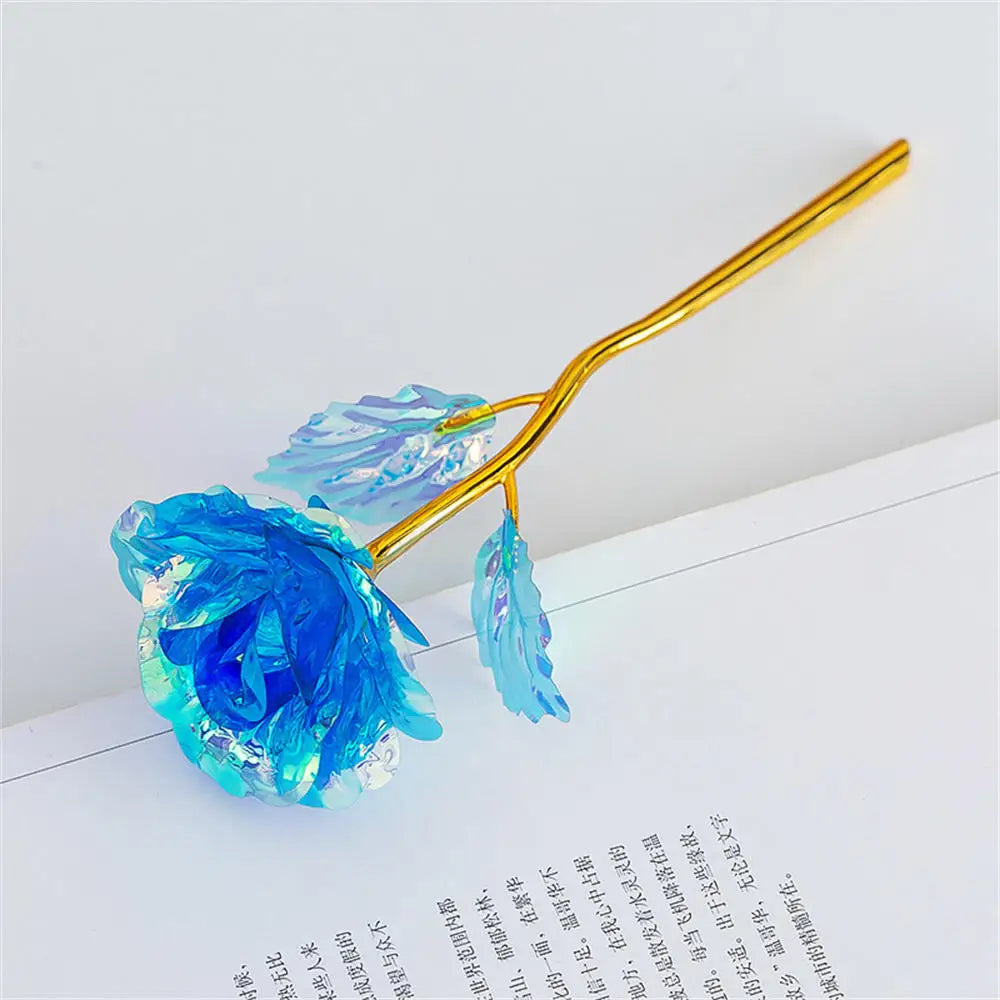 Transparent Artificial Rose | Plastic Decorative Flower