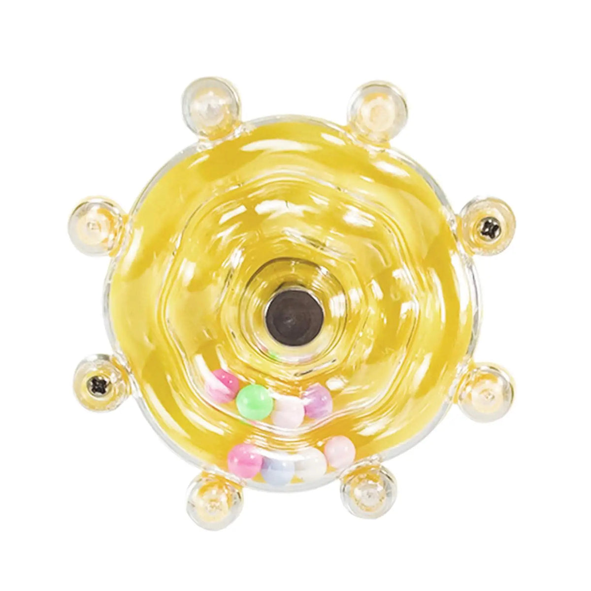 6-Pack Parrot Rotary Wheel Rattle Cage Toys for Small Birds