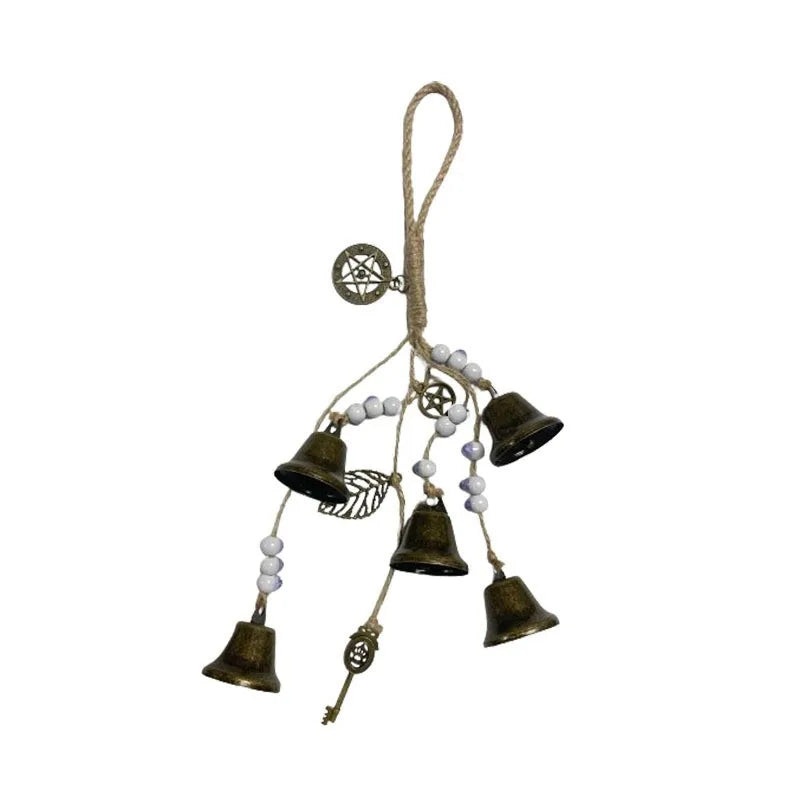 Hanging Metal Bell with Ice Beads – Home Protection Décor